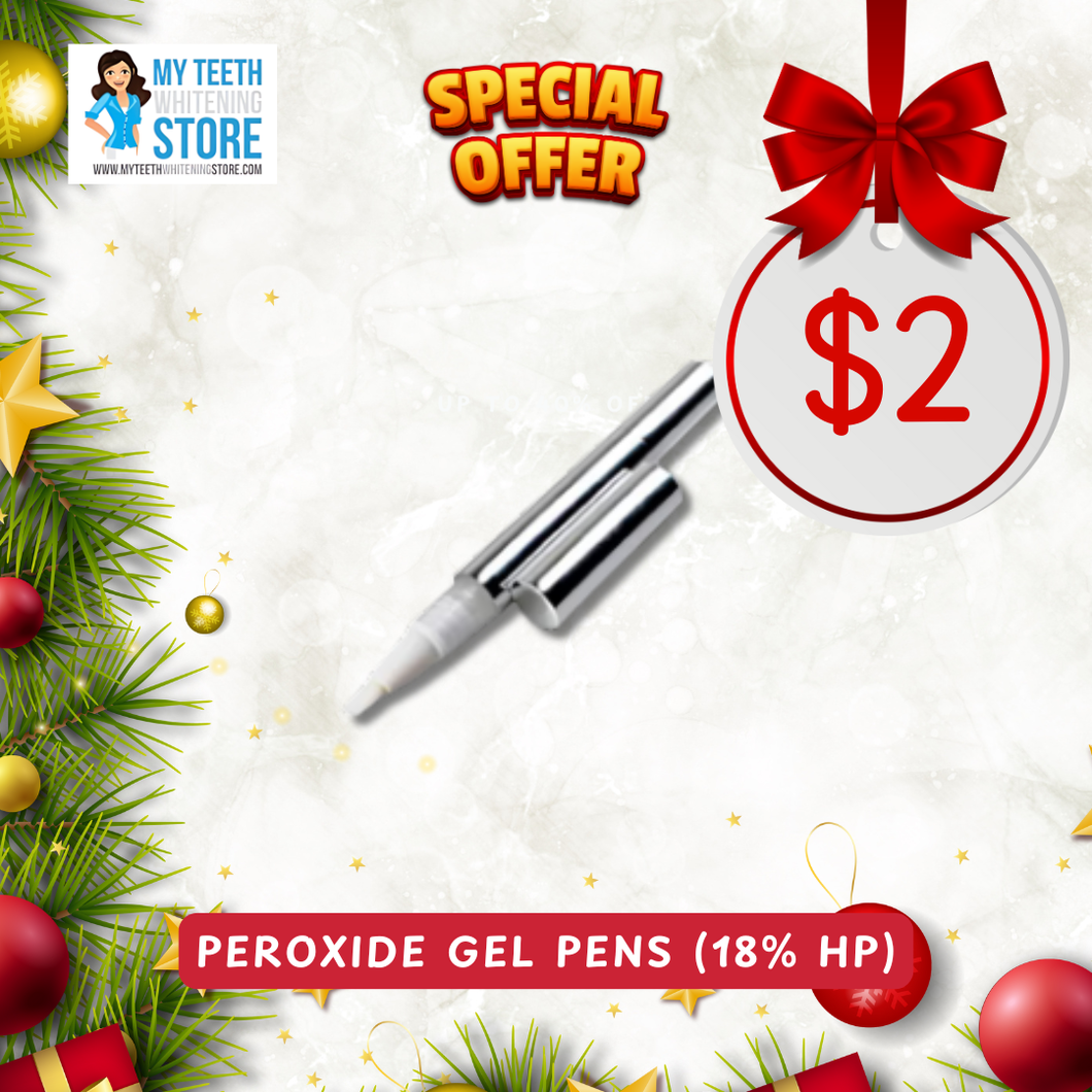 Holiday Deal: $2 Whitening Gel Pens (White + Silver)